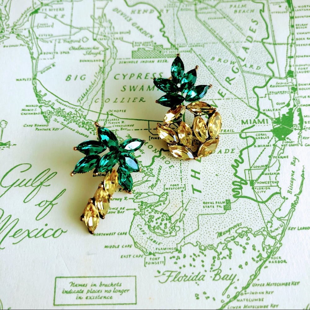 Pineapple Gem Earrings